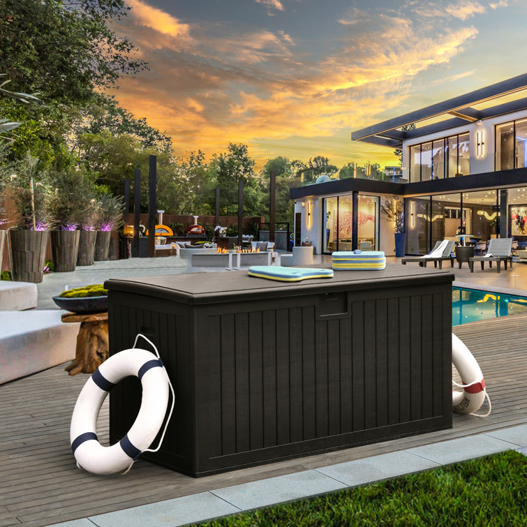 YITAHOME YITA 230 Gallons Water Resistant Deck Box with Flexible